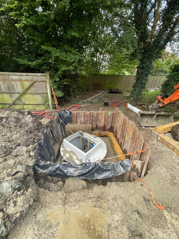 New GRP chamber for the National Trust Willow Pumps
